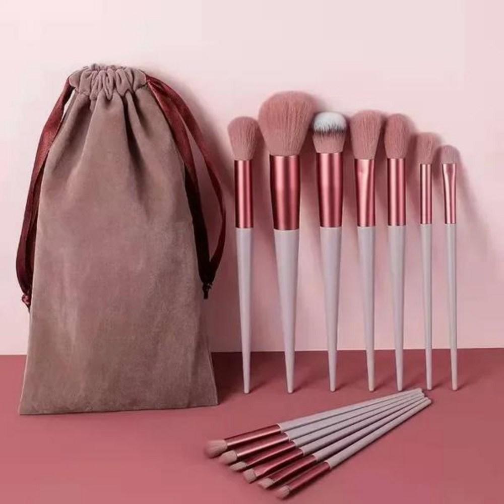Makeup Brush Set Concealer Loose Powder Eye Shadow Highlighter Foundation 13pcs, 13Pcs -no Bag, 14