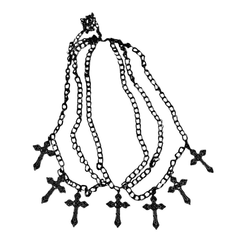 Металлическая цепочка на талию с крестом, блестящий металл, цепочка для брюк в стиле Y2K, шарм-подвеска для девушки, модные украшения для талии, взрослое украшение для тела