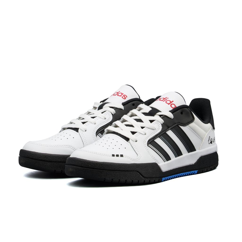 Adidas Neo Leather Low top Skateboard Shoes Unisex Black White Box JQ3924(Team1451-SBOX)