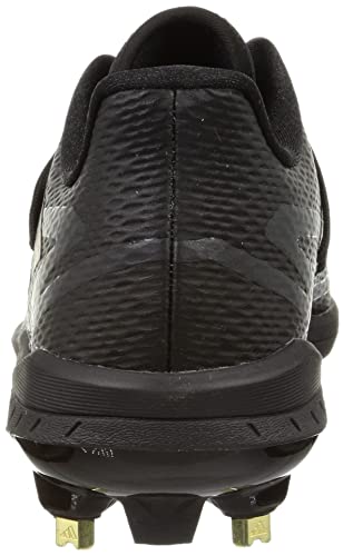 Бейсбольные шиповки Adidas Adizero Afterburner 8 TD, Основной черный/Основной черный/Золотой металлик (GW0271), Размер 25.0 см