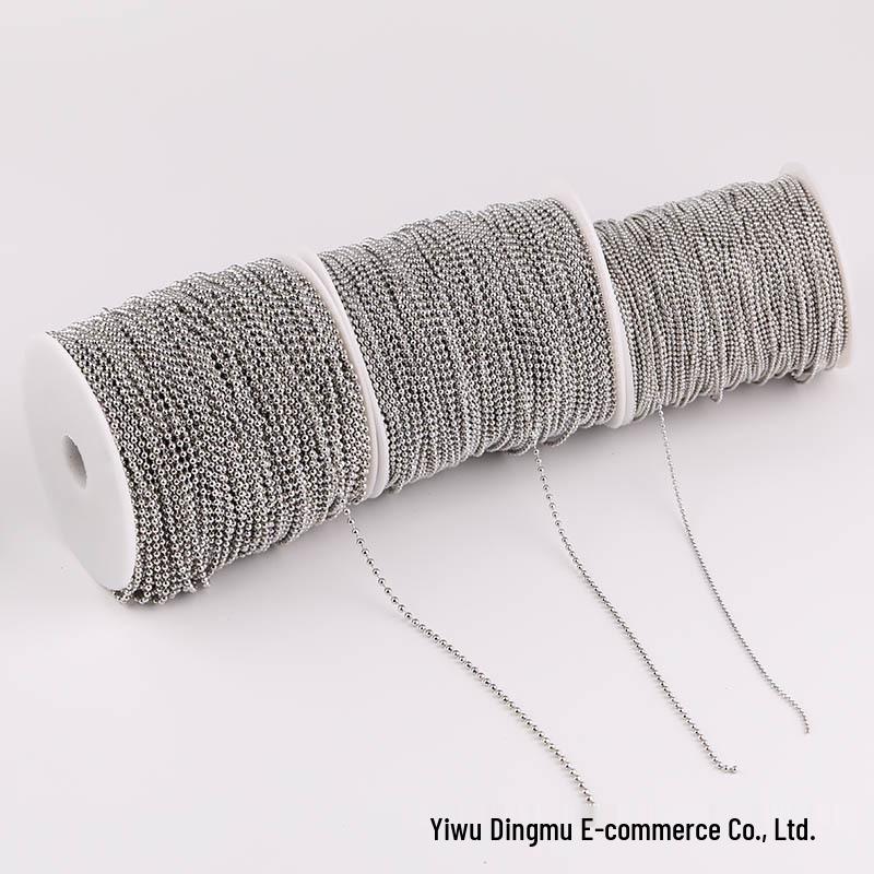 Рулон шариковой цепочки 2,4 мм для рекламы или маркировки