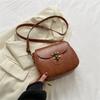 Fashionable Casual Shoulder Bag For Women Vintage Design Soft And Spacious Saddle Bag