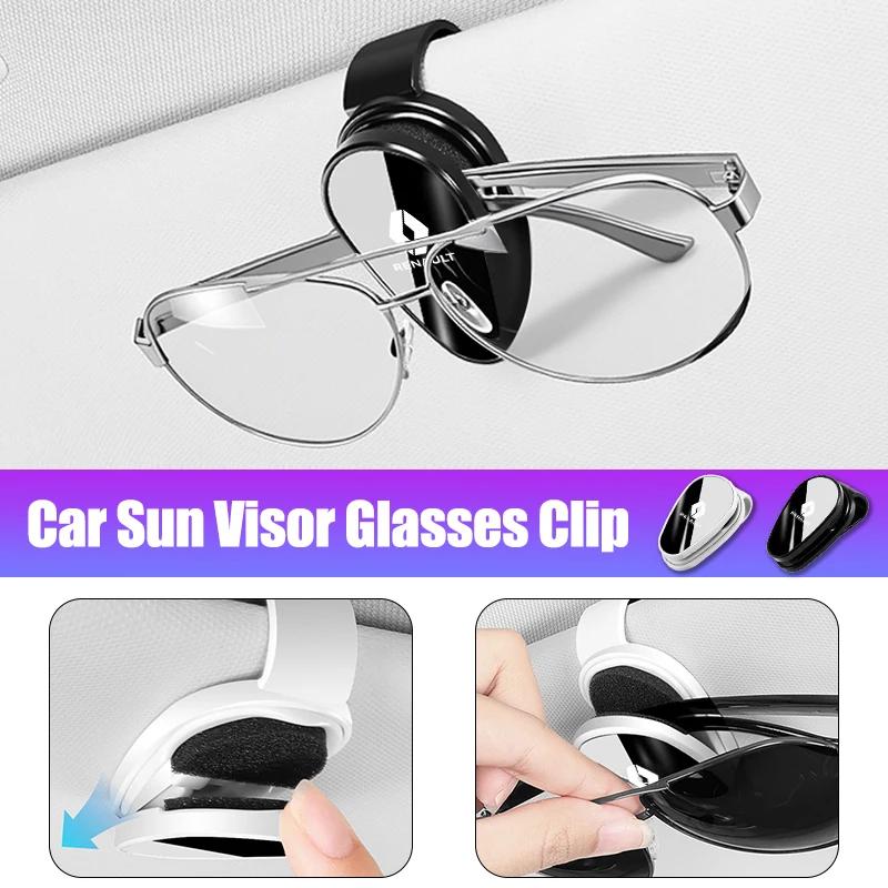 For Renault 2026 New Hub Caps For Renault Clio RS Captur Kadjar Scenic Koleos Duster Megane Logan  Mini Car Sun Visor Glasses Cl