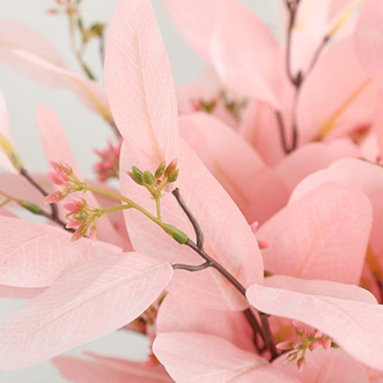 Элегантный портативный удобный яркий изысканный долговечный эвкалипт искусственные листья растения декор