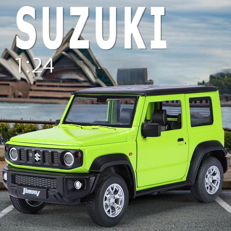 New 1:24 Simulation Alloy Car Model Die-cast Metal Off-road Vehicle Car Model Sound and Light Simulation Collection Ornaments Children's Toys Gift