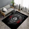 Черный Череп Сатана Ведьма Демон Коврики для гостиной Большой ковер для детей Коврик для игровой комнаты Подросток Инди-комната Уиджа Декор Пушистый коврик