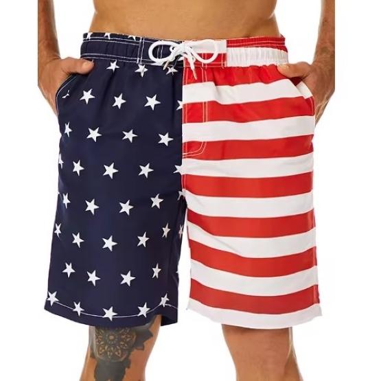 Боксерские шорты, штаны, флаг США, Америка, 3D-принт, боевые тренировки, смешанные боевые искусства, унисекс, мужчины, женщины, быстросохнущие, фитнес, спортзал, спорт, тренировка, повседневная уличная одежда