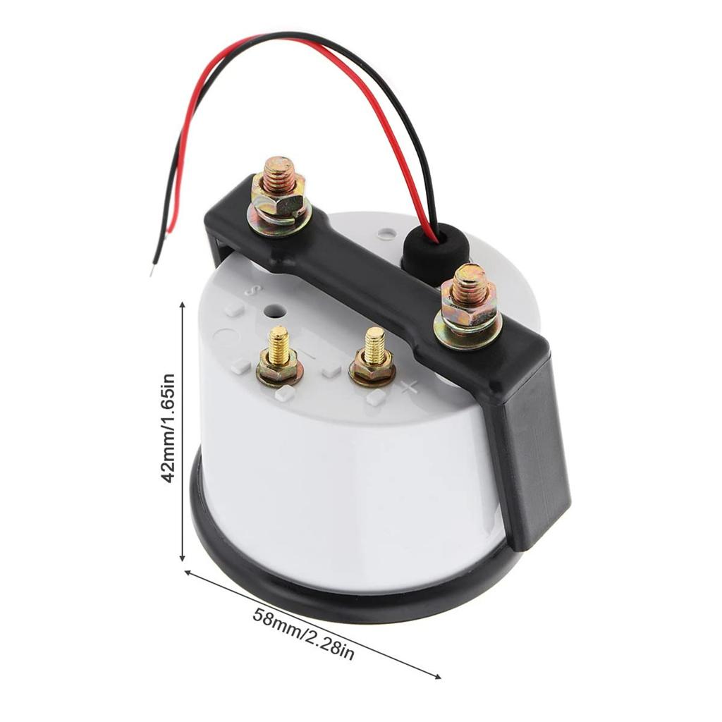 2" 52MM 12V 8~16V Универсальный Светодиодный Электрический Автомобильный Вольтметр Измеритель Напряжения, Вольтметр, Стрелочный Вольтметр