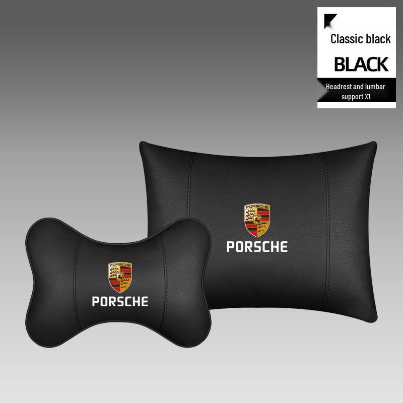 Подушка для шеи и поясничная поддержка для подголовника Porsche Cayenne, Macan, Panamera, 718