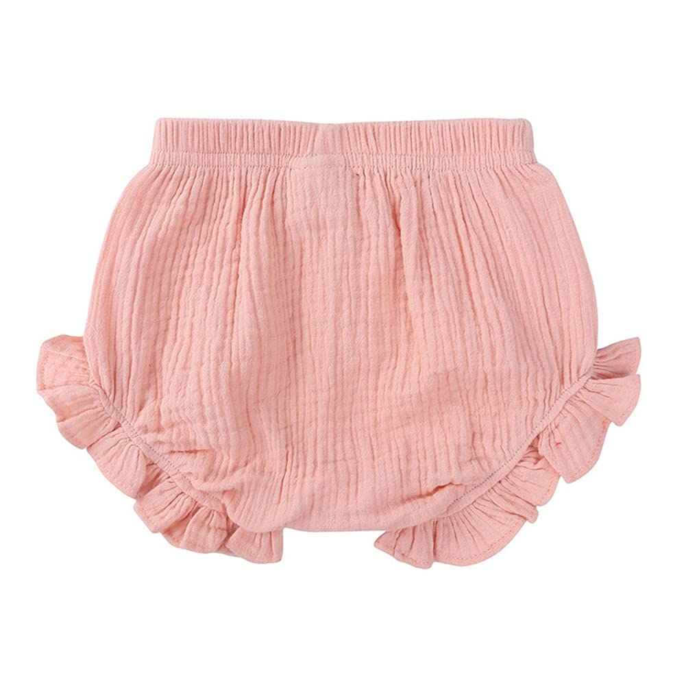 Baby Pumpkin 2 Gauze Over Training Pants or Summer Pink White 70 [KISBINI] Clothes, Overpants, Bloomers, Shorts, Pants, Underwear, Pieces, Cotton,
