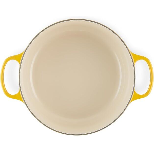 Чугунная жаровня Le Creuset Signature круглая 28 см нектар 6,7 л (21177286724430)