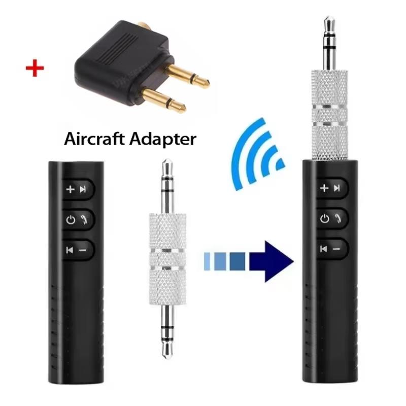 Wireless Bluetooth 5.0 Audio Receiver Adapter 3.5mm Jack Aux A2dp for Car Music Headphones Handsfree StreamingGood product