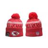 Knitted Beanie Hat Men Women Winter Warm Adjustable Sports Fan Cap With Embroidered Letters