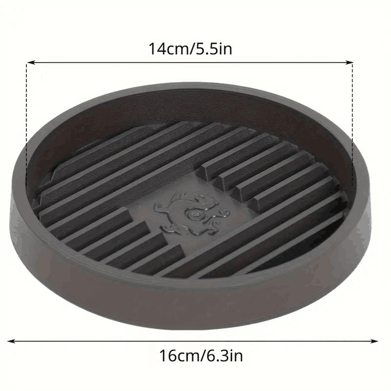 Anti-Splash Plunger Holder Tray Keeps Floor Dry Clean Easy To Clean Drying Mat for Toilet Plunger Flowerpot Bathroom Organizer