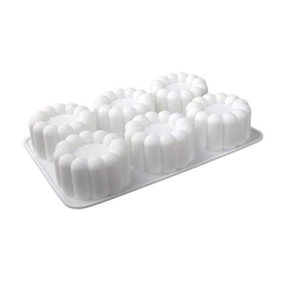 Silicone Cake Mold Square Heart Shapes Mousse Chocolate Desserts Mold Cake Pan Muffin Mold Flexible Baking Tools