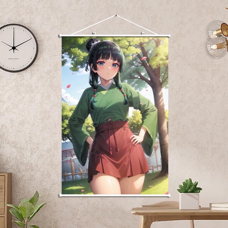 Anime The Apothecary Diaries Hanging Scroll Decorative Painting 60x90cm