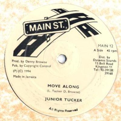 12-дюймовая пластинка JUNIOR TUCKER - Move Along / Version MAIN12 Main Street 1994 UK Регги, Ска и Даб