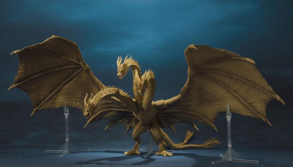 TAMASHII NATIONS Monster Arts Godzilla King Ghidorah 250mm Painted Movable Figure S.H. (2019) Approx. ABS&PVC