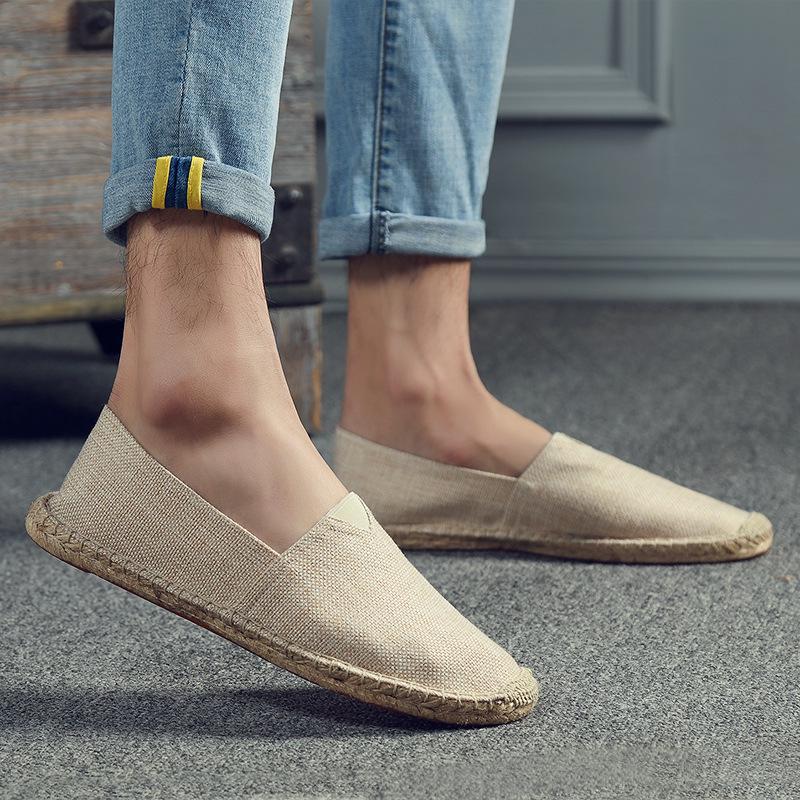 Retro Low-Top Espadrilles: Breathable, Sweat-Absorbing, Classic Loafers (Not Washable)