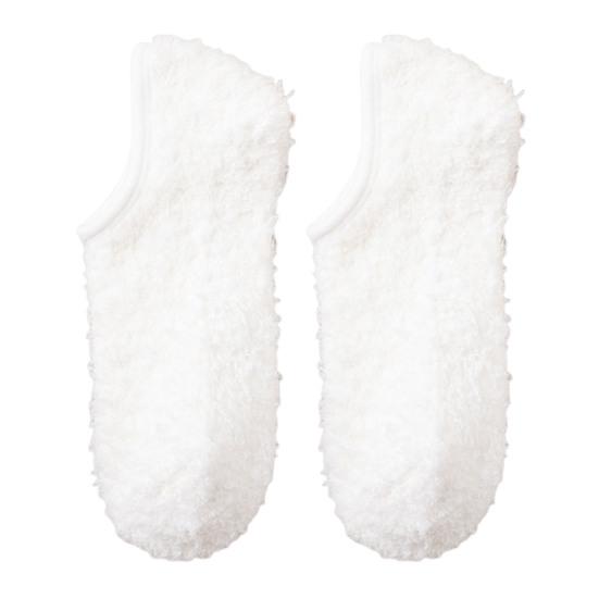 1 пара напольных носков, влагопоглощающие, нескользящие, с высокими эластичными манжетами, фланелевые носки, зимние, для дома, теплые носки до щиколотки, обувь