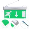 Green Bulb Evacuation Indicator Light Exit Sign Neon Light 110-240V Security Light  Hospital