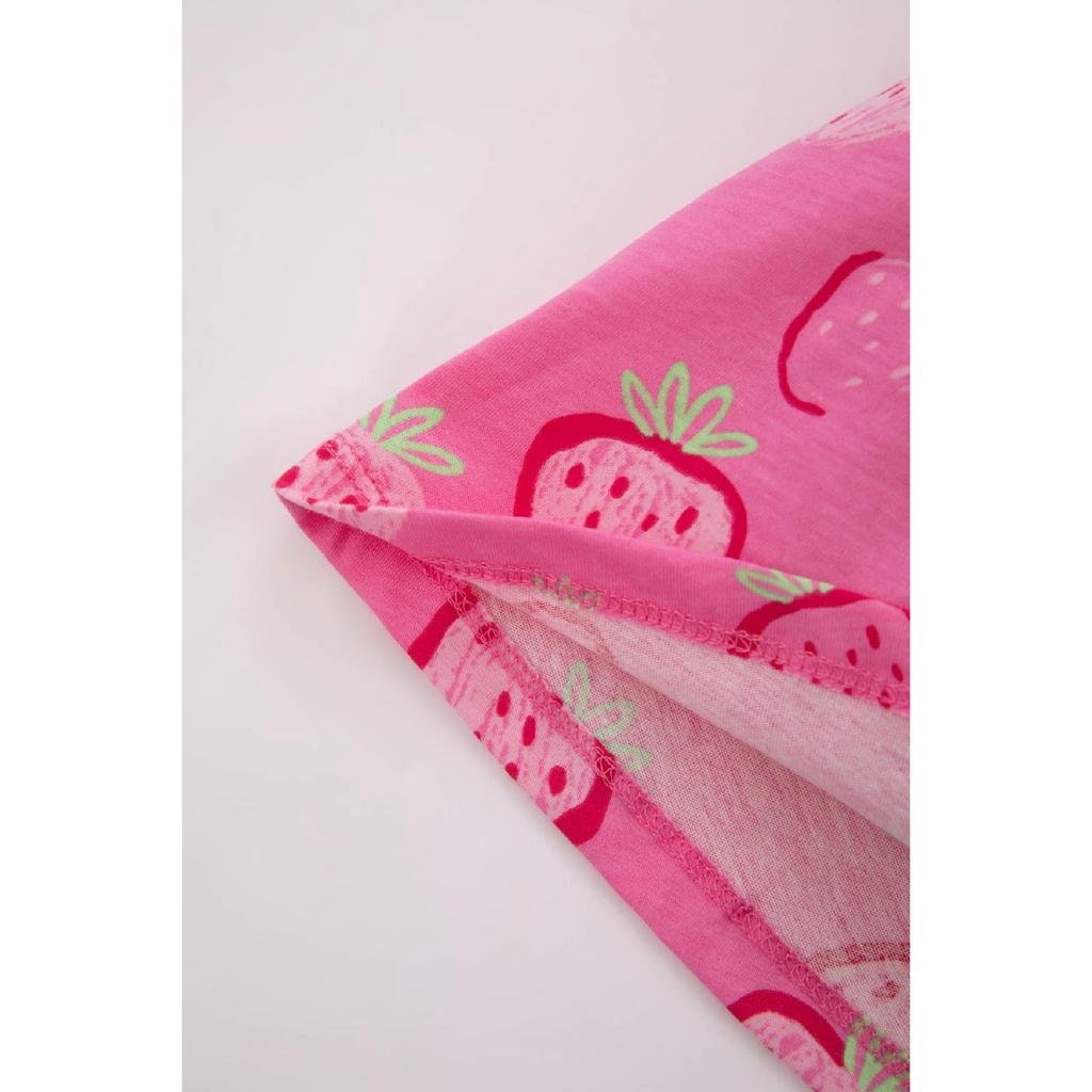 Платье на бретельках с рисунком для маленьких девочек