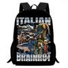 Hot selling children's backpack, tung tung sahur&tralala cartoon elementary school backpack, backpacks