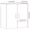 VidaXL Armoire murale vieux bois 60x31x60 cm bois d'ingénierie, armoire, armoire suspendue, armoire latérale, armoire de 857306