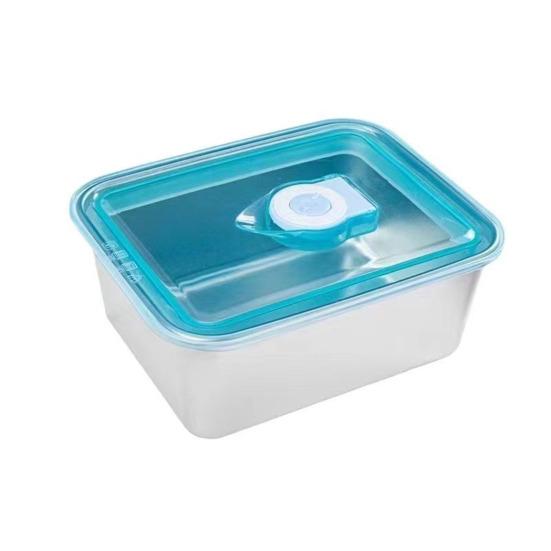 1/6 шт. Коробка для хранения бенто из нержавеющей стали, герметичная, штабелируемая, контейнер для закусок с крышкой, контейнер для ланча