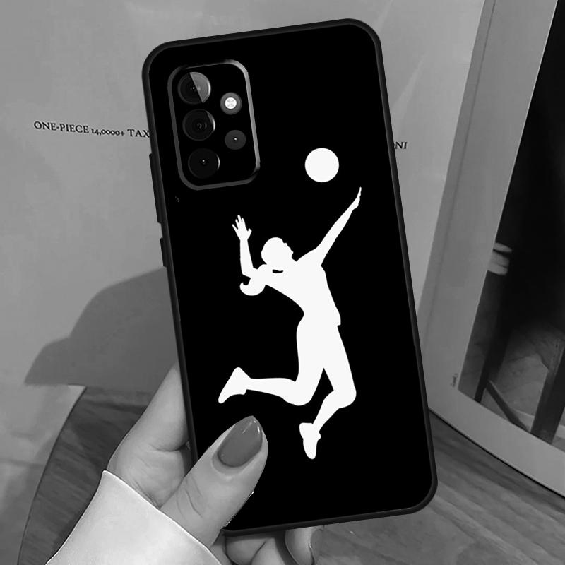 Спортивный чехол для волейбола для Samsung Galaxy A15 A16 A17 A26 A36 A56 A55 A35 A52 A32 A12 A53 A33 A13 A14 A34 A54