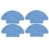 4pcs Vacuum Mop Cloth Soft Fiber Replacement Parts Robot Cleaner Cloth Pads for Conga 950