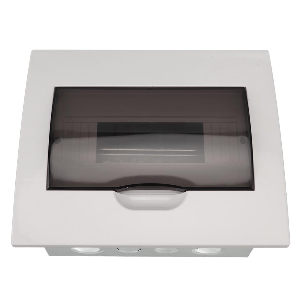 Защита распределительной коробки для внутренней установки Скрытая коробка автоматических выключателей на 10 отводов с DIN-рейкой Прозрачная крышка