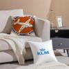 Netherlands Klm RRoyal Dutch Airlines Cushion Cover Pillowcase Short Plush Invisible zipper Room Sofa Cushion Cover