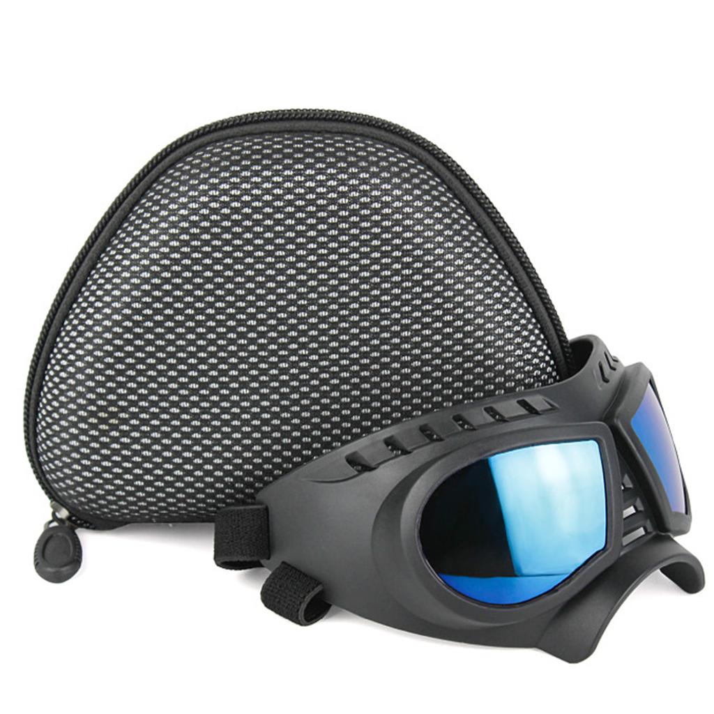 Очки для собак для крупных собак, широкая морда, мягкая оправа, солнцезащитные очки для собак средних и крупных пород, летние очки для вождения собак, зимние очки для снега, регулируемые