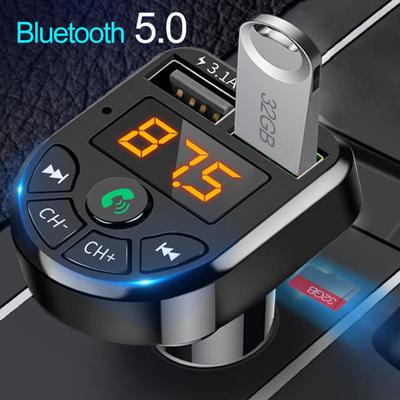 3.1A Dual USB быстрое зарядное устройство Bluetooth 5,0 FM-передатчик автомобильный комплект MP3 модулятор плеер беспроводной громкой связи аудио приемник