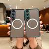 For Magsafe Phone Case For Samsung Galaxy S21 S20 FE S24 S23 S22 Plus Note 20 Ultra A54 A53 A52s A52 A34 A33 A14 A13 5G Cover