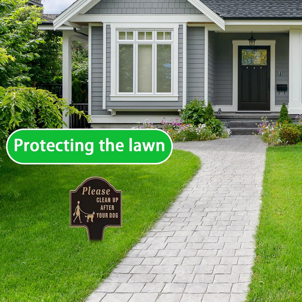 Очень большой знак «Собака не мочится» | Знак «Собачий столбик для двора» «Уберите после своей собаки» | Знаки «Собаки не мочатся, собаки не какают» для двора