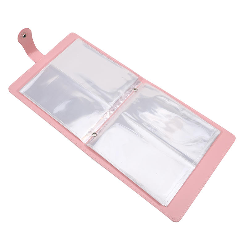 Кожаный альбом для хранения учебных денег с застежкой-кнопкой, портативные держатели денег, блокнот для отслеживания бюджета