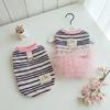 Thin Breathable Dog Cooling Vest Lace Skirt Pet T-shirt Fashion Puppy Princess Dress  Small Dogs