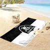 Las Vegas Raiders Print Beach Towel, Large Soft Quick Dry Towel for Beach Camping Swimming