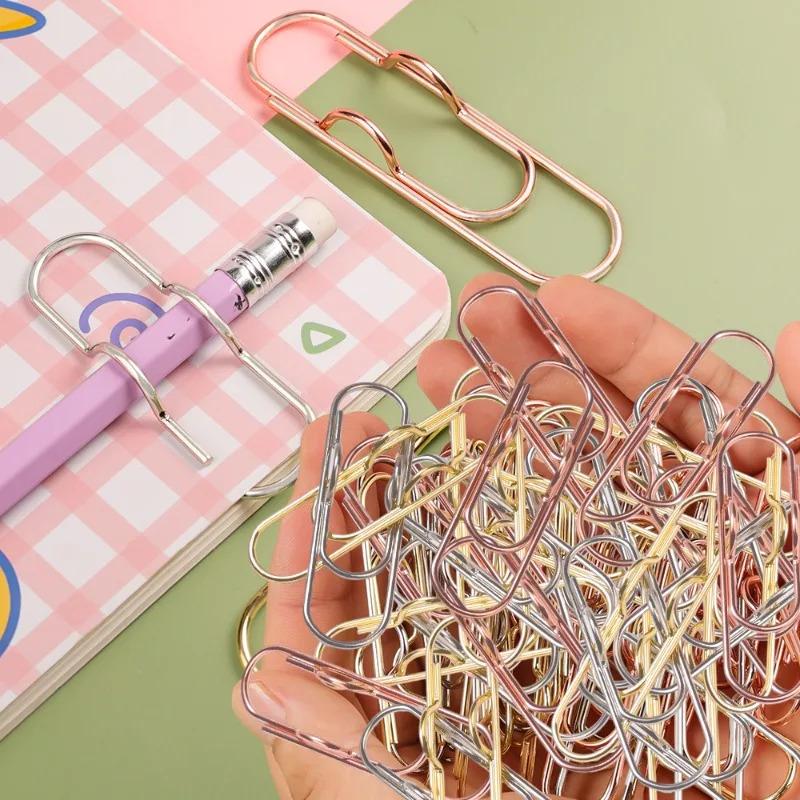 5-10 шт. Металлические зажимы-держатели для ручек - Портативные зажимы для фиксации бумаги для ежедневников, документов, фотографий и карманов, Инструмент для студентов и офиса