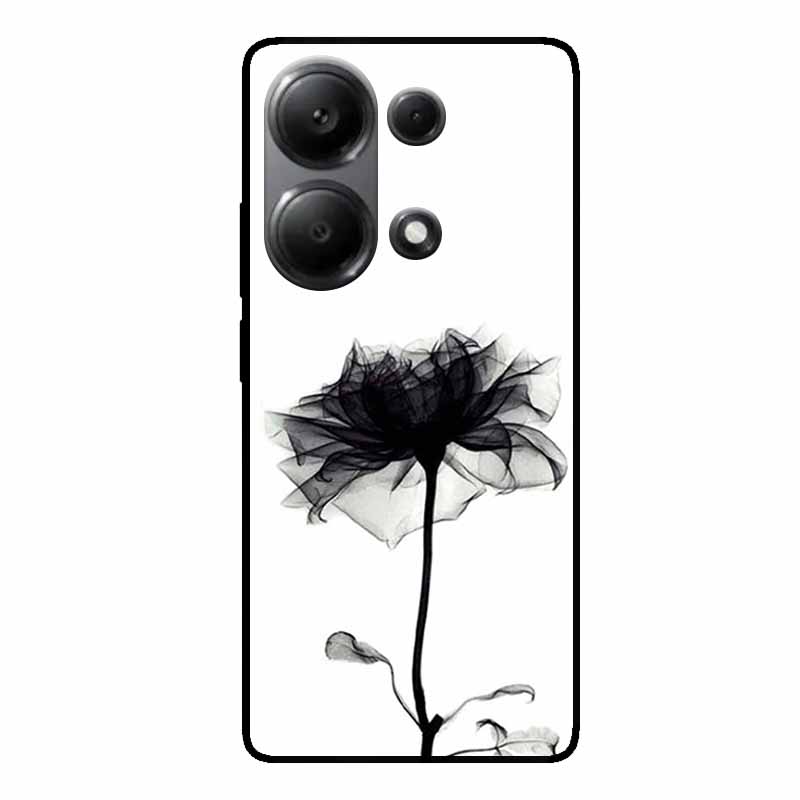 Чехлы для Xiaomi Poco M6 Pro Poco F6 Pro M6 4G 5G Poco X6 X5 PRO Черные Мягкие ТПУ Силиконовые Чехлы для Телефона для Xiaomi Poco M6 5G 5G