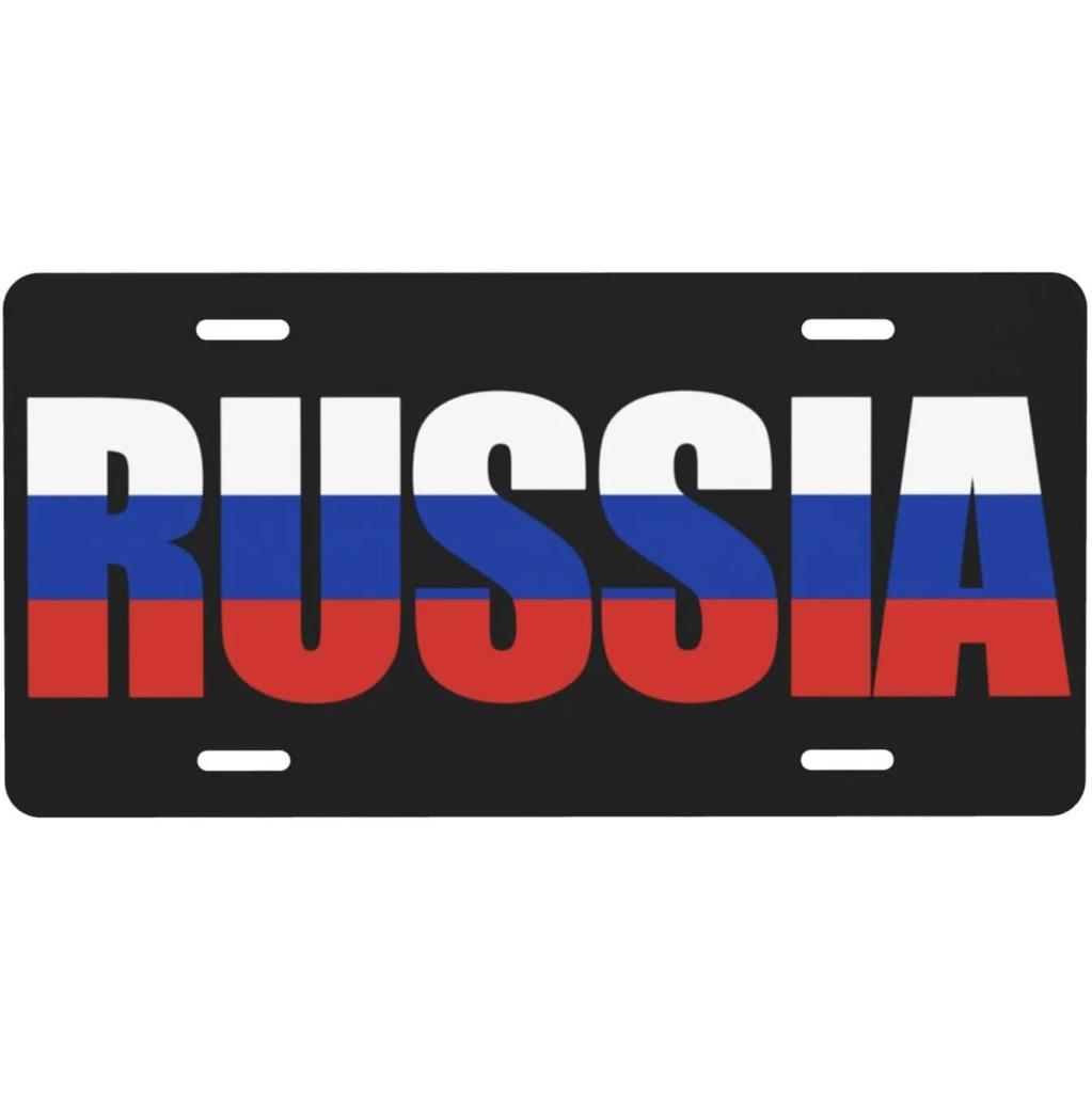 Vintage Plaque National Flags License Plate Spain Russia Netherlands Metal Tin Sign Garage Bar Pub Club Home Wall Decor 6X12Inch