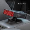 Hipacool 12V Автомобильный обогреватель Быстрый нагрев лобового стекла Разморозка Удаление запотевания Прикуриватель Автомобильный обогреватель Вращающийся на 360° Зимний обогреватель