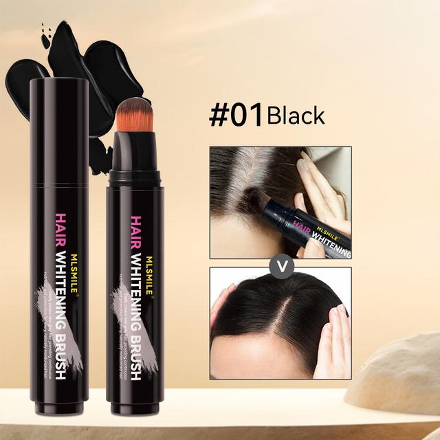 4-цветная краска для волос, чтобы покрыть белизну волос, одноразовая краска для волос, карандаш