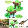 Прочная пластиковая игрушка динозавр Реалистичный тираннозавр рекс Трицератопс Идеальный подарок для мальчиков Модель игрушки Персонажи)