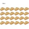 24pcs Gold Wooden Place Card Holders for Wedding Party Restaurant Decoration