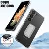 Coque de protection pour Samsung Galaxy S23 - BOOLING - Coins Renforcés - Support Argenté Pliable
