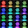 3/10 светодиодных светильников для бассейна с дистанционным управлением RGB для дайвинга и рыб, светодиодные подводные лампы, декоративные лампы для кораблей/автомобилей, аквариумов и ваз