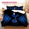Tottenham Hotspur Pattern Bedding Quilt Set  Home Decoration  Gift (1 * duvet cover + 2 * pillowcase  without core)